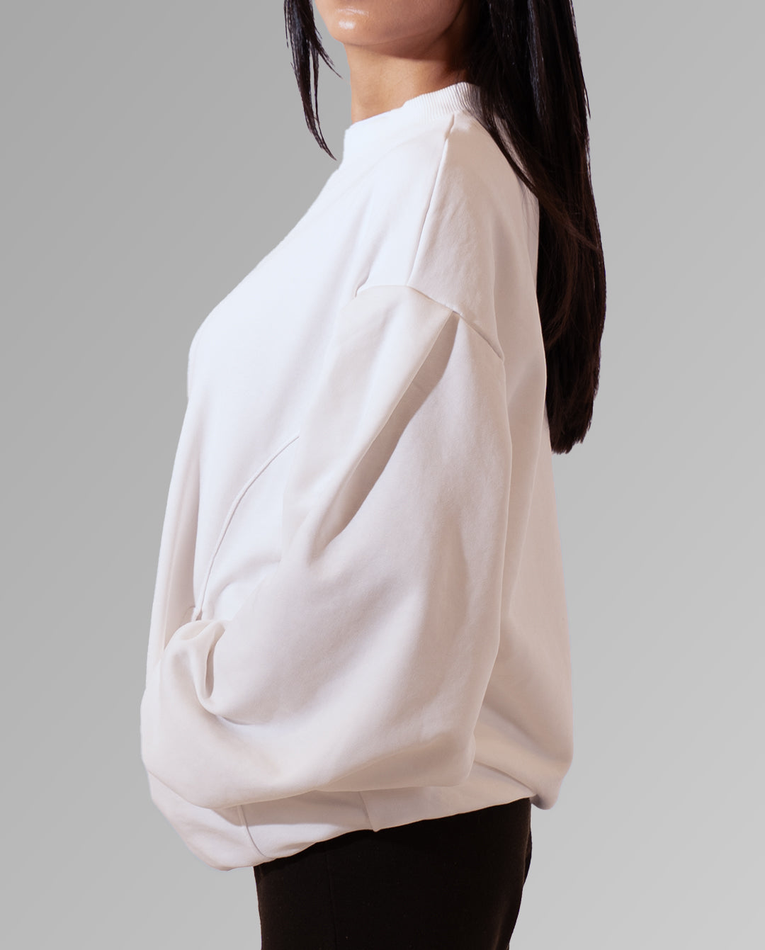 Oversized Nudi Beyaz