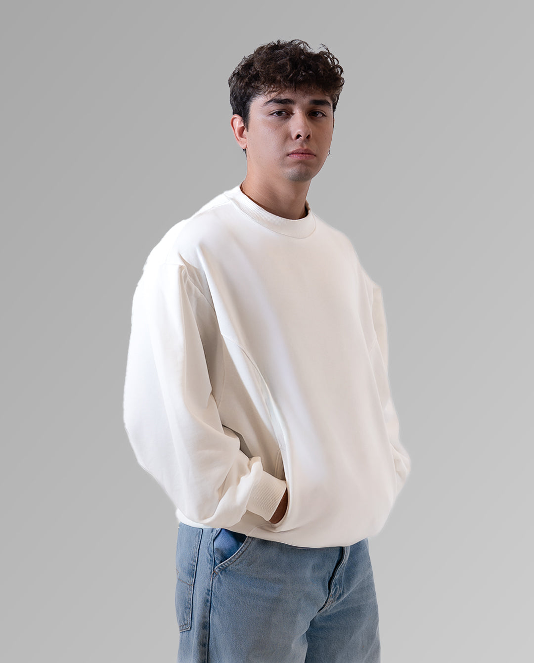 Oversized Nudi Beyaz