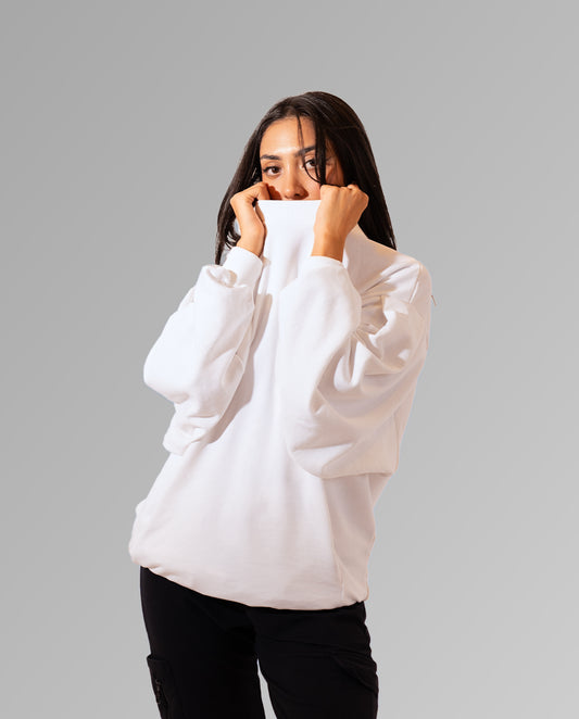 Oversized Nudi Beyaz