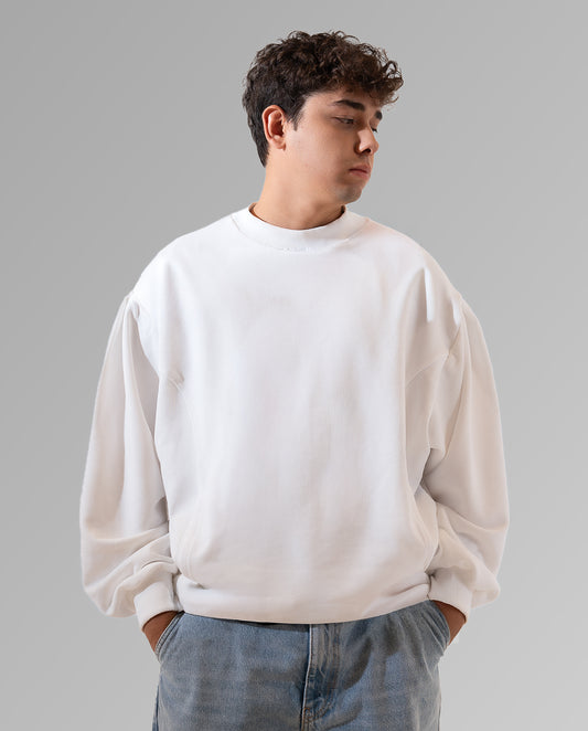 Oversized Nudi Beyaz